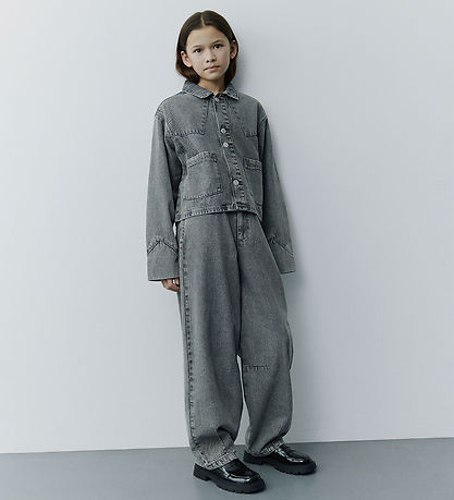 Sofie Schnoor Denimjakke - Amayasy - Stone grey