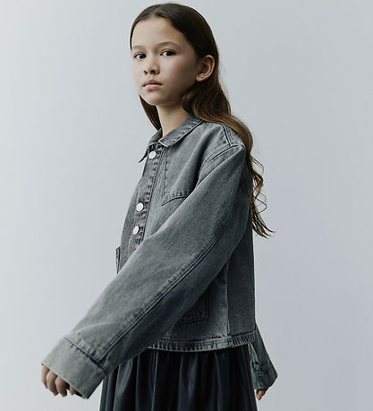 Sofie Schnoor Denimjakke - Amayasy - Stone grey
