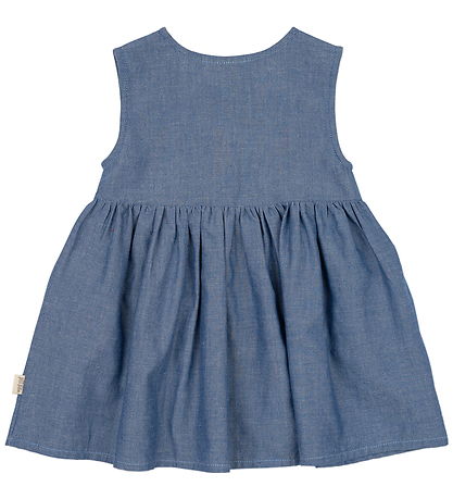 Petit Piao Kjole k/æ - Denim Blue