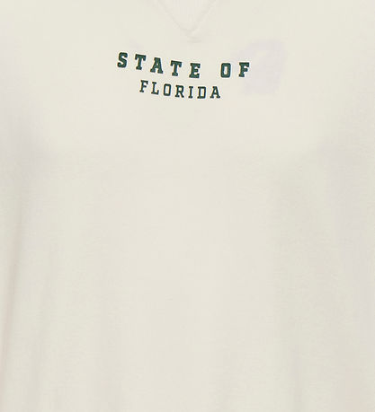 Kids Only Sweatshirt - KogSally - Antique White/Daytona/Medium G