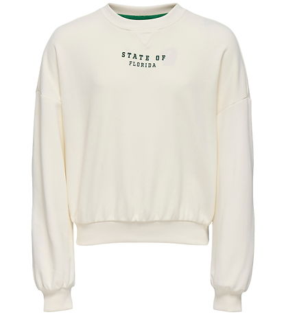 Kids Only Sweatshirt - KogSally - Antique White/Daytona/Medium G