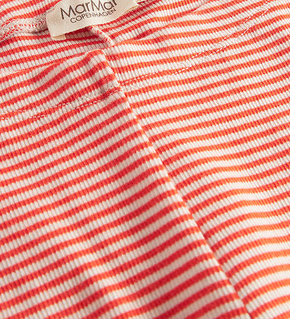 MarMar Leggings - Rib - Modal - Red Stripe