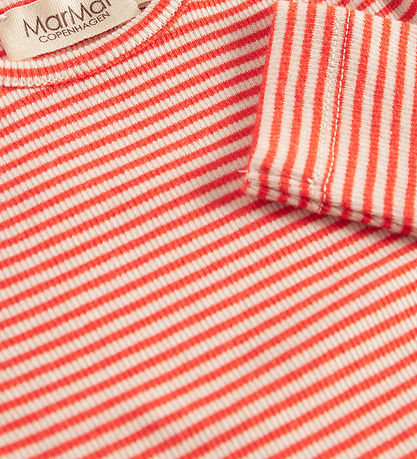 MarMar Body l/æ - Rib - Modal - Ben - Red Stripe