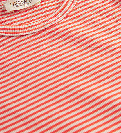 MarMar Bluse - Rib - Modal - Tani - Red Stripe