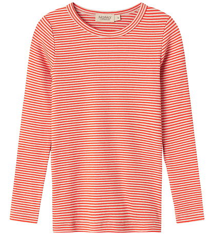 MarMar Bluse - Rib - Modal - Tani - Red Stripe