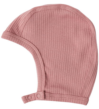 MarMar Babyhjelm - Rib - Modal - Rose Parfait