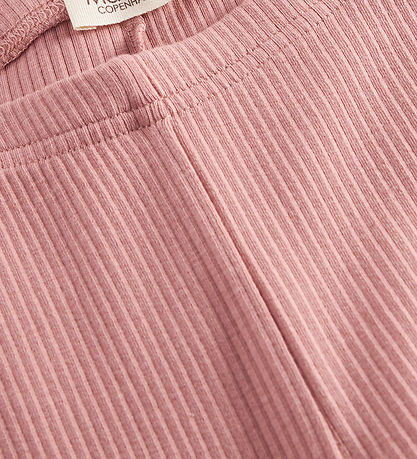 MarMar Leggings - Rib - Modal - Rose Parfait
