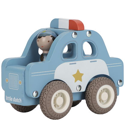 Little Dutch Politibil m. Træfigur