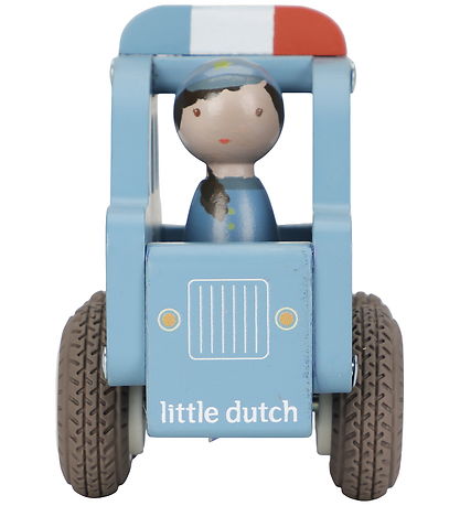 Little Dutch Politibil m. Træfigur