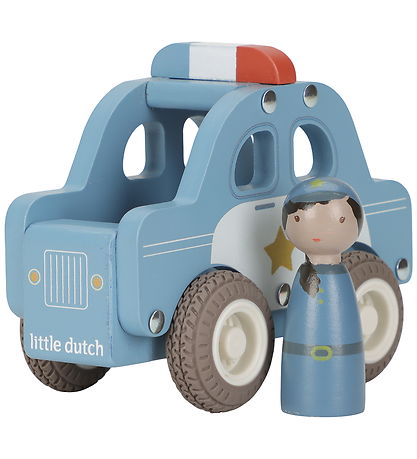Little Dutch Politibil m. Træfigur