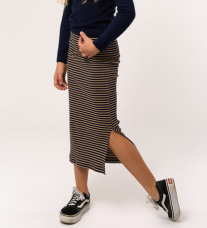 The New Nederdel - Rib - TnPriscilla - Navy Blazer Striped
