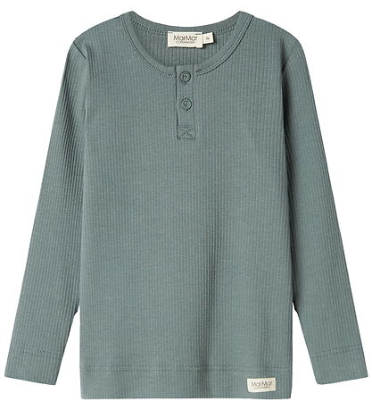 MarMar Bluse - Modal - Rib - Dusty Green