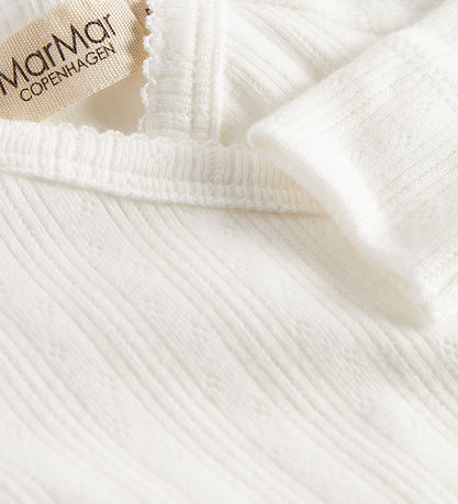 MarMar Slå-om Body l/æ - Rib - Belita - Gentle White