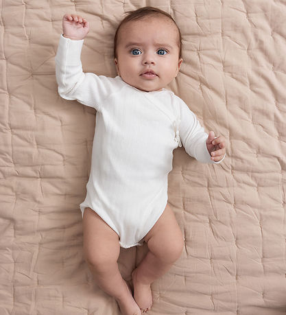 MarMar Slå-om Body l/æ - Rib - Belita - Gentle White