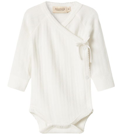 MarMar Slå-om Body l/æ - Rib - Belita - Gentle White