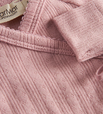 MarMar Slå-om Body l/æ - Rib - Belita - Soft Berry