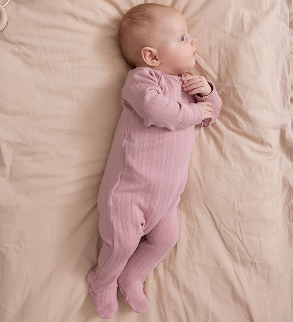 MarMar Heldragt m. Fødder - Modal - Rib - Rubetta - Soft Berry