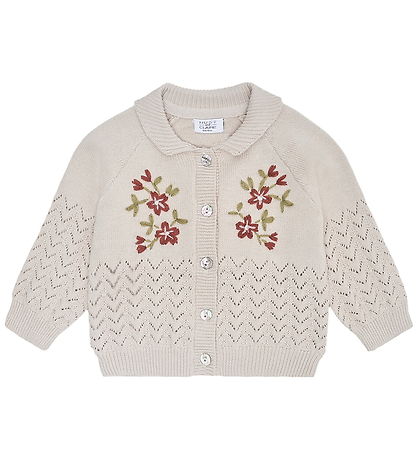 Hust and Claire Cardigan - Strik - Cilja Embroidery - French Oak