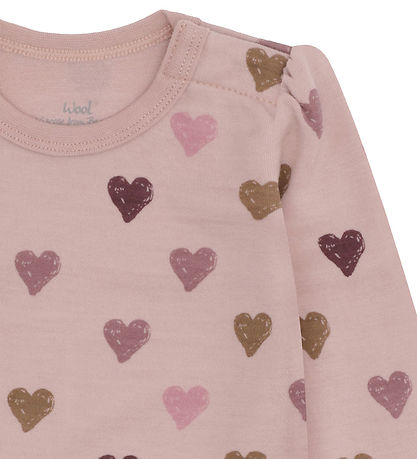 Hust and Claire Body l/æ - HCBaloo Heart Puff - Adobe Rose