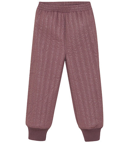 En Fant Termosæt m. Flæser/Glitter - Rose Taupe