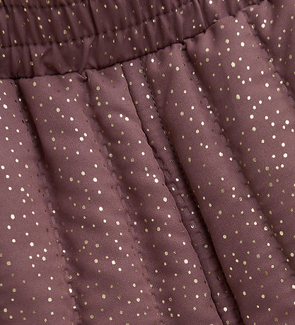En Fant Termosæt m. Flæser/Glitter - Rose Taupe
