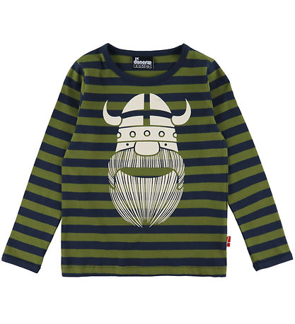 Danefæ Bluse - Danebasic - Dk Navy/Olive Erik