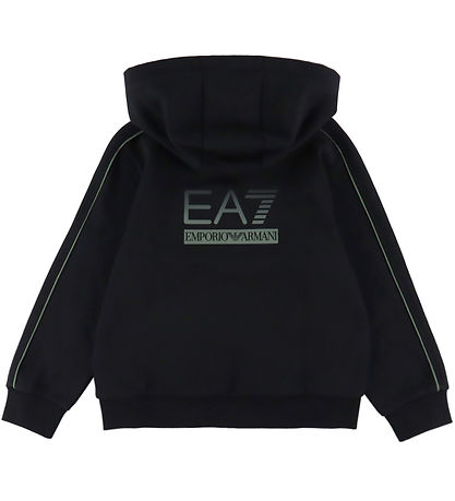EA7 Hættetrøje - Black