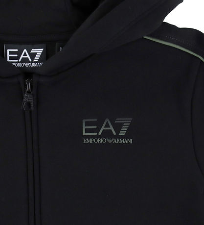 EA7 Hættetrøje - Black
