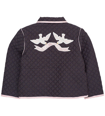 Copenhagen Colors Jakke - Quiltet - Brown/Blue Check