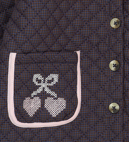 Copenhagen Colors Jakke - Quiltet - Brown/Blue Check