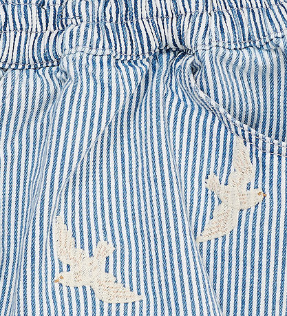 Copenhagen Colors Nederdel - Denim Blue Stripe