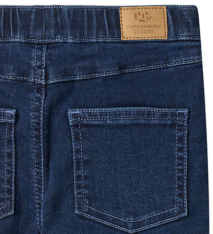 Copenhagen Colors Leggings - Denim - Dark Indigo Blue Washed