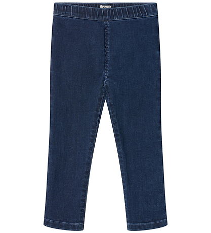 Copenhagen Colors Leggings - Denim - Dark Indigo Blue Washed