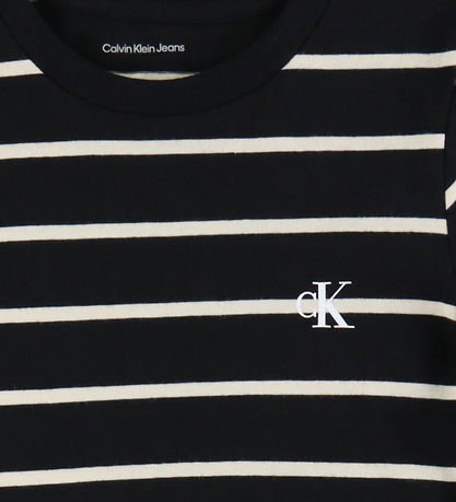 Calvin Klein T-shirts - 2-pak - Rosa/Sort m. Striber