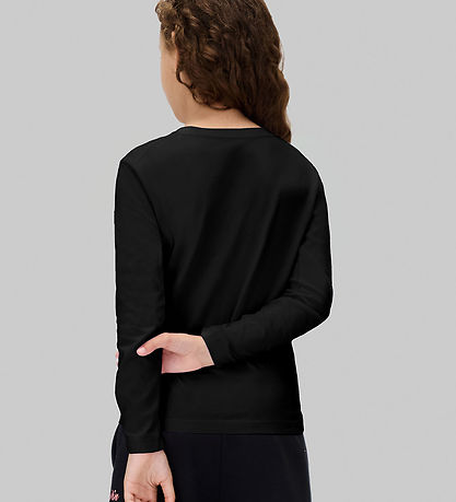 Calvin Klein Bluse - Chest Monologo - CK Black