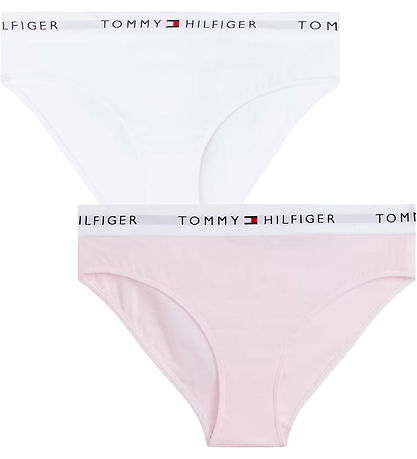 Tommy Hilfiger Trusser - 2-pak - Light Pink/White