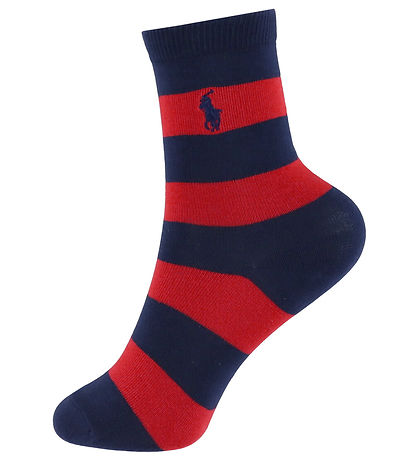 Polo Ralph Lauren Strømper - 3-pak - Hvid/Navy/Rød