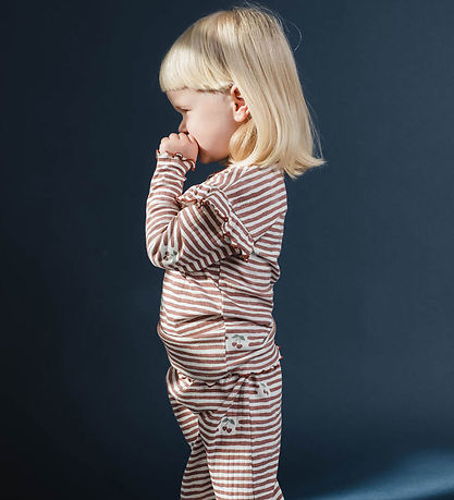That's Mine Bluse - Rib - Jamilla - Love Berry Stripe