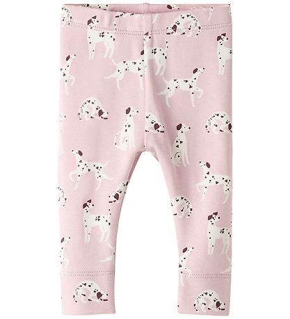 Name It Leggings - NbfKilas - Bleached Mauve/Cloud Dancer