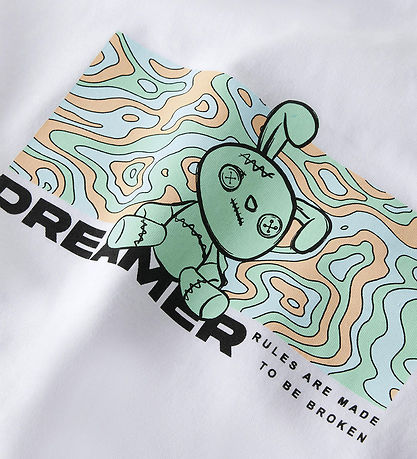 LMTD T-shirt - NlmAnders - Bright White