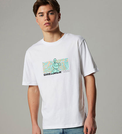 LMTD T-shirt - NlmAnders - Bright White