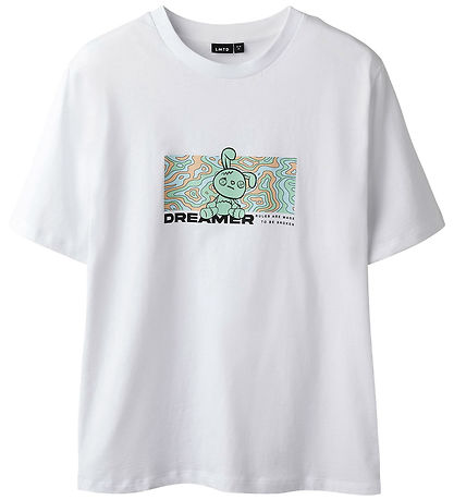 LMTD T-shirt - NlmAnders - Bright White
