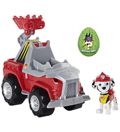 Paw Patrol Legetøjsbil - Dino Rescue - Marshall