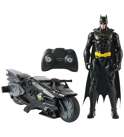 Batman Fjernstyret Motorcykel - Stealth Batcycle - m. 30cm Batma
