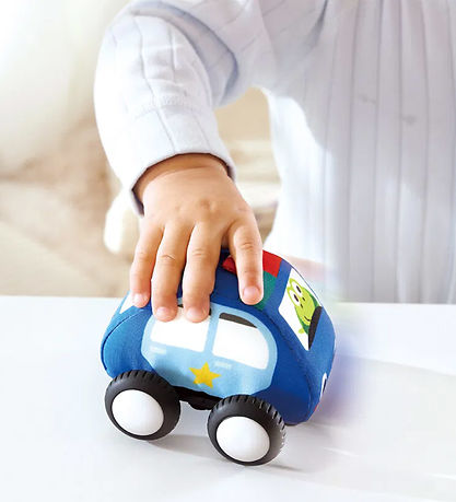 Hape Biler - Pull-Back Plush Car Set - 4-pak