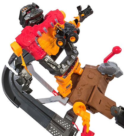 Monster Jam Legesæt - 1:64 Smash & Bash Smashbot Playset