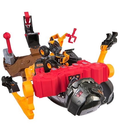 Monster Jam Legesæt - 1:64 Smash & Bash Smashbot Playset