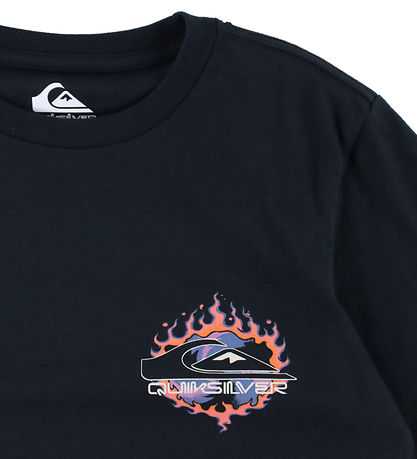 Quiksilver T-Shirt - EV In Flames - Sort