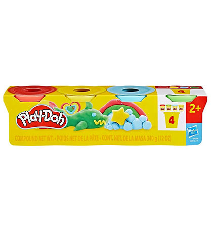 Play-Doh Modellervoks - 4-pak - 340g