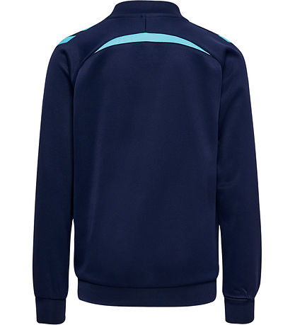 Hummel Bluse - hmlLEAD - m.Lynlås - Marine/Blue Fish